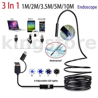 Camera nội soi 2m 7mm kết nối usb type c đầu dò di động