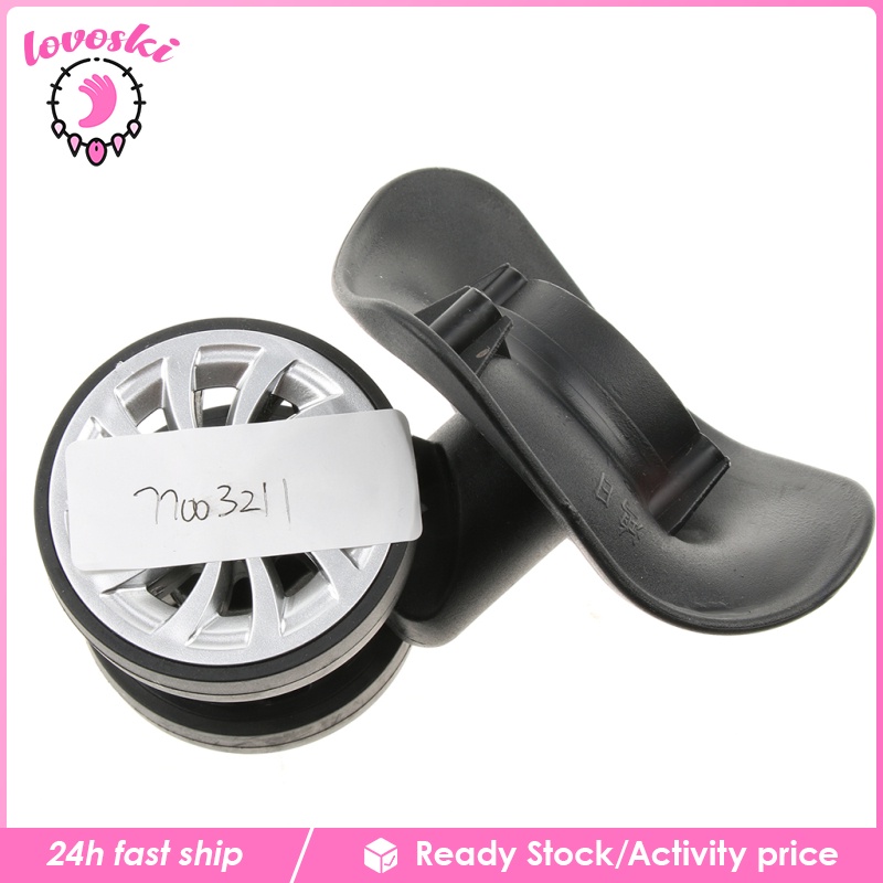 Bộ 2 Bánh Xe Gắn Vali Hành Lý Thay Thế Không Gây Tiếng Ồn A01