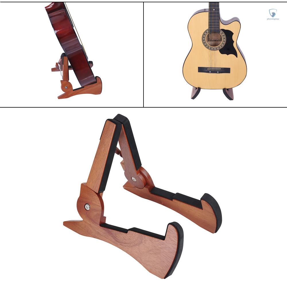 Giá Đỡ Đàn Guitar Điện / Acoustic Bằng Gỗ Trơn Hình Thỏ Dễ Thương Có Thể Gấp Gọn