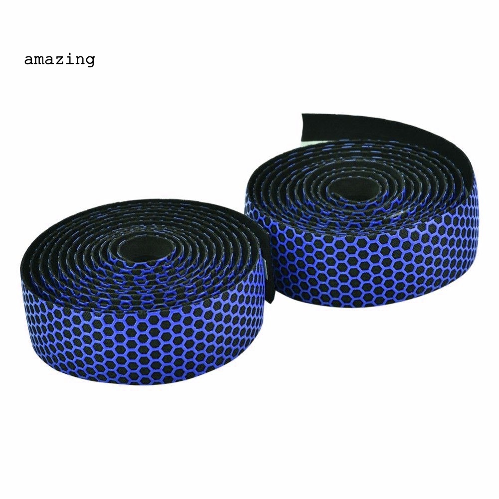 Dây Silicone Quấn Tay Lái Xe Đạp Kèm 2 Nút Chặn