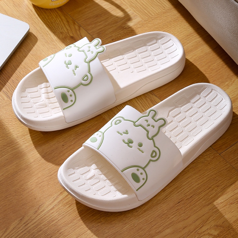 UOUO dép đi trong nhà Dép Lê Thời Trang Đơn Giản Cho Nữ dép bánh mì Chống trượt Thoải mái Thoáng khí TX042603