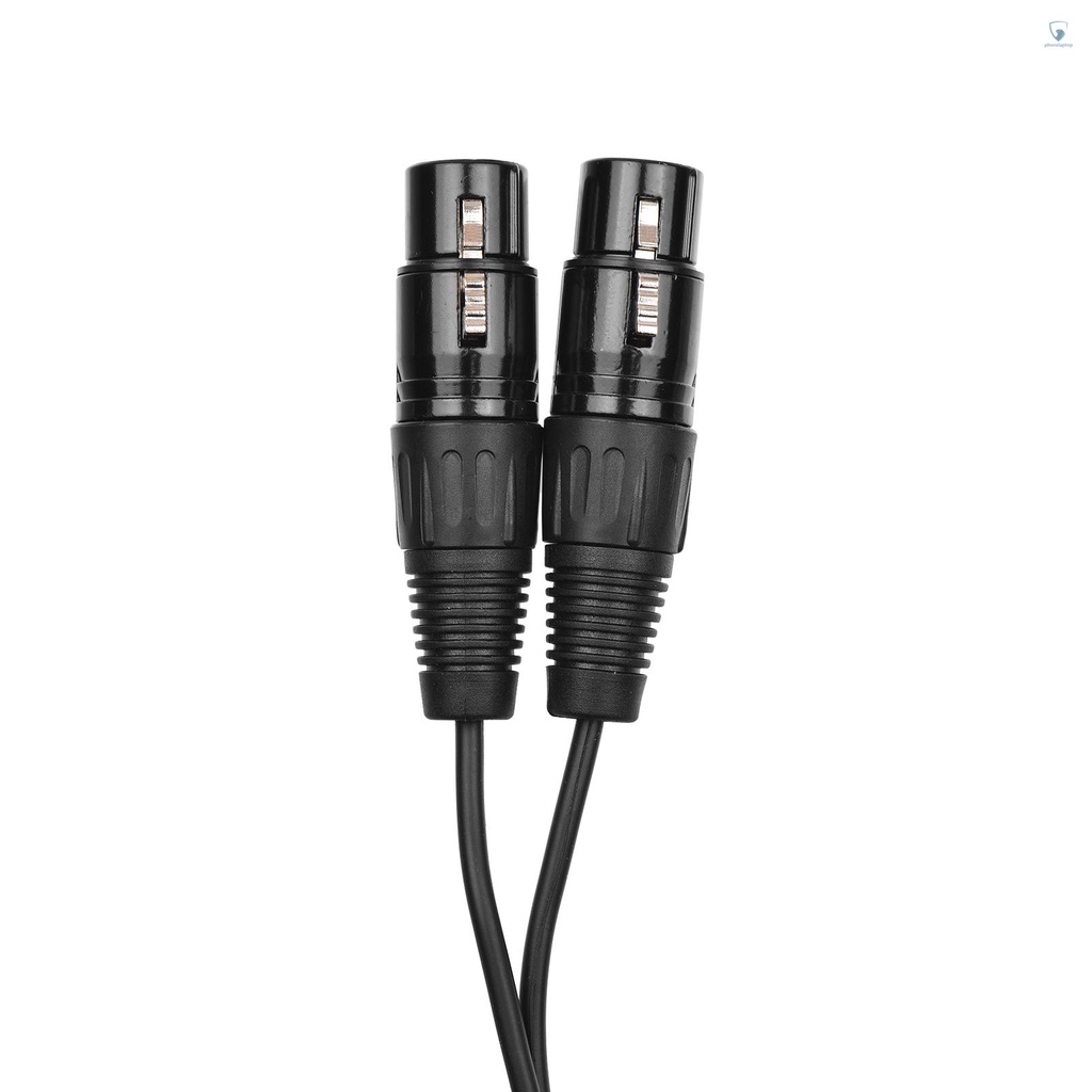 Cáp Chuyển Đổi Âm Thanh Từ 3.5mm Sang XLR Kép 1 / 8 Inch Sang 3 Lõi XLR 4.9Ft TRS Chuyên Dụng Cho Micro