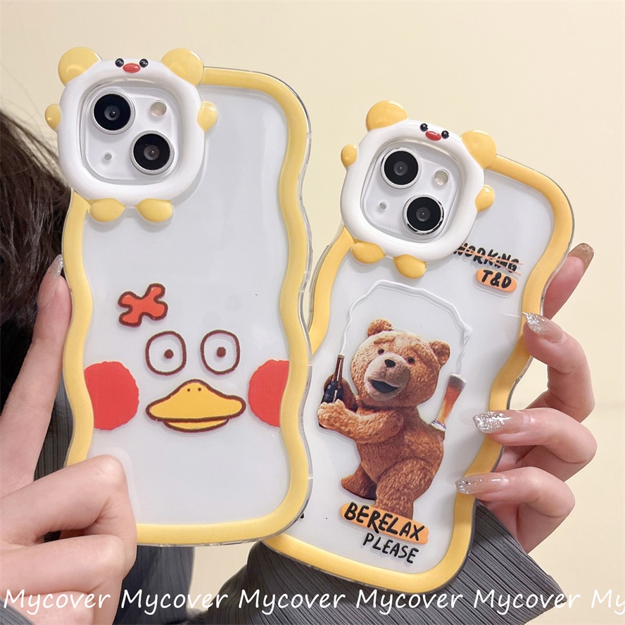 Ốp Điện Thoại Silicon Chống Sốc Họa Tiết Quái Vật Vui Nhộn Cho iPhone 11 12 13 14 Pro Max X Xr Xs 8 7 6 Plus SE 2020