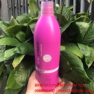 Dầu gội cho tóc bạch kim Inebrya Ice Cream No-Yellow của Ý 1000ml (2026)