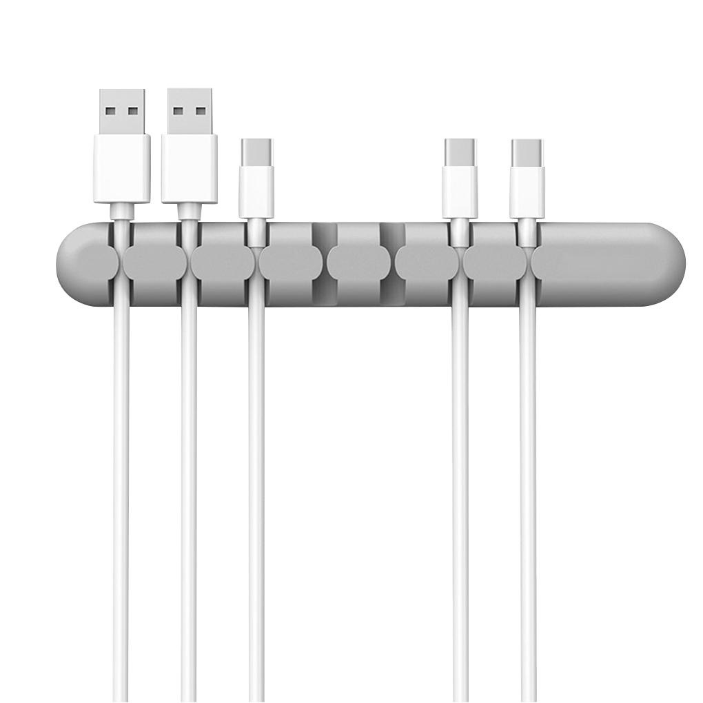 Kẹp Giữ Dây Cáp / Tai Nghe Đa Năng Bằng Silicon