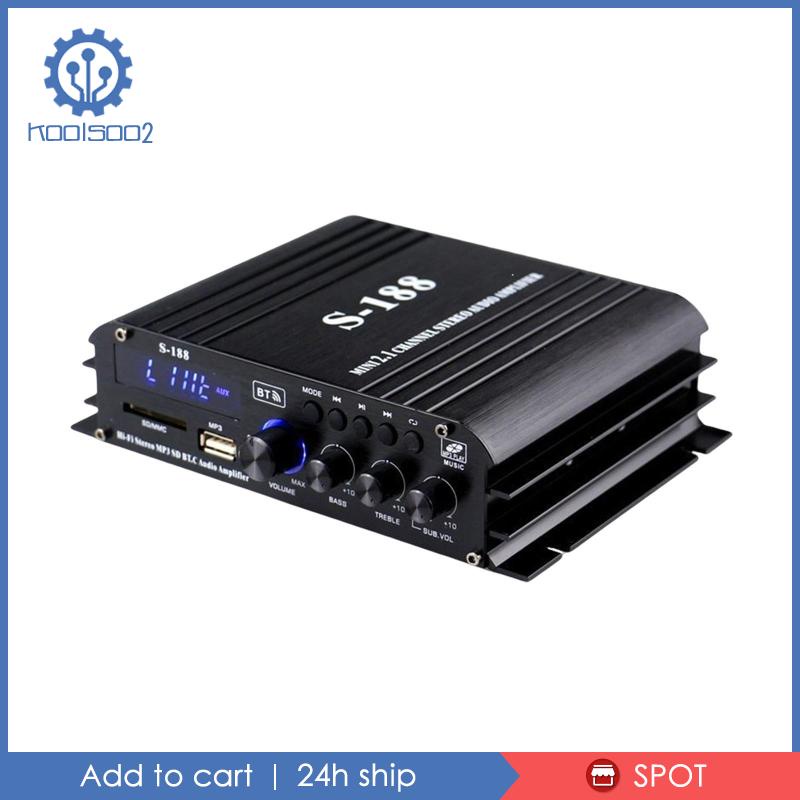 Bộ Khuếch Đại Âm Thanh Đa Đầu Vào DC 12V- Koolsoo2 EU Cho Xe Hơi