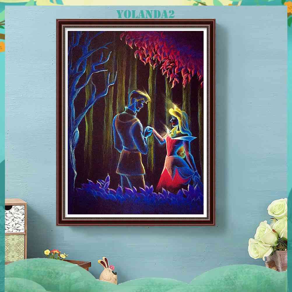 Bộ Tranh Đính Đá 5D Họa Tiết Hoạt Hình Độc Đáo DIY Dùng Trang Trí Nhà Cửa