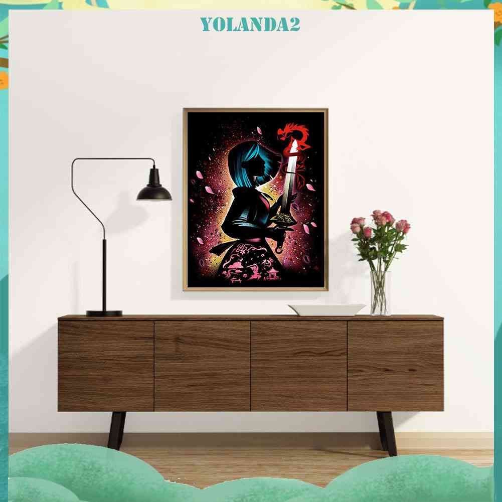 Bộ Tranh Đính Đá 5D Tự Làm Họa Tiết Disney Xinh Xắn