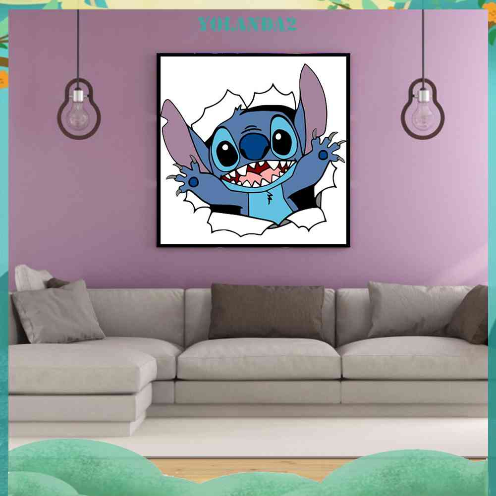 Bộ Tranh Đính Đá 5D Họa Tiết Hoạt Hình Độc Đáo DIY Dùng Trang Trí Nhà Cửa