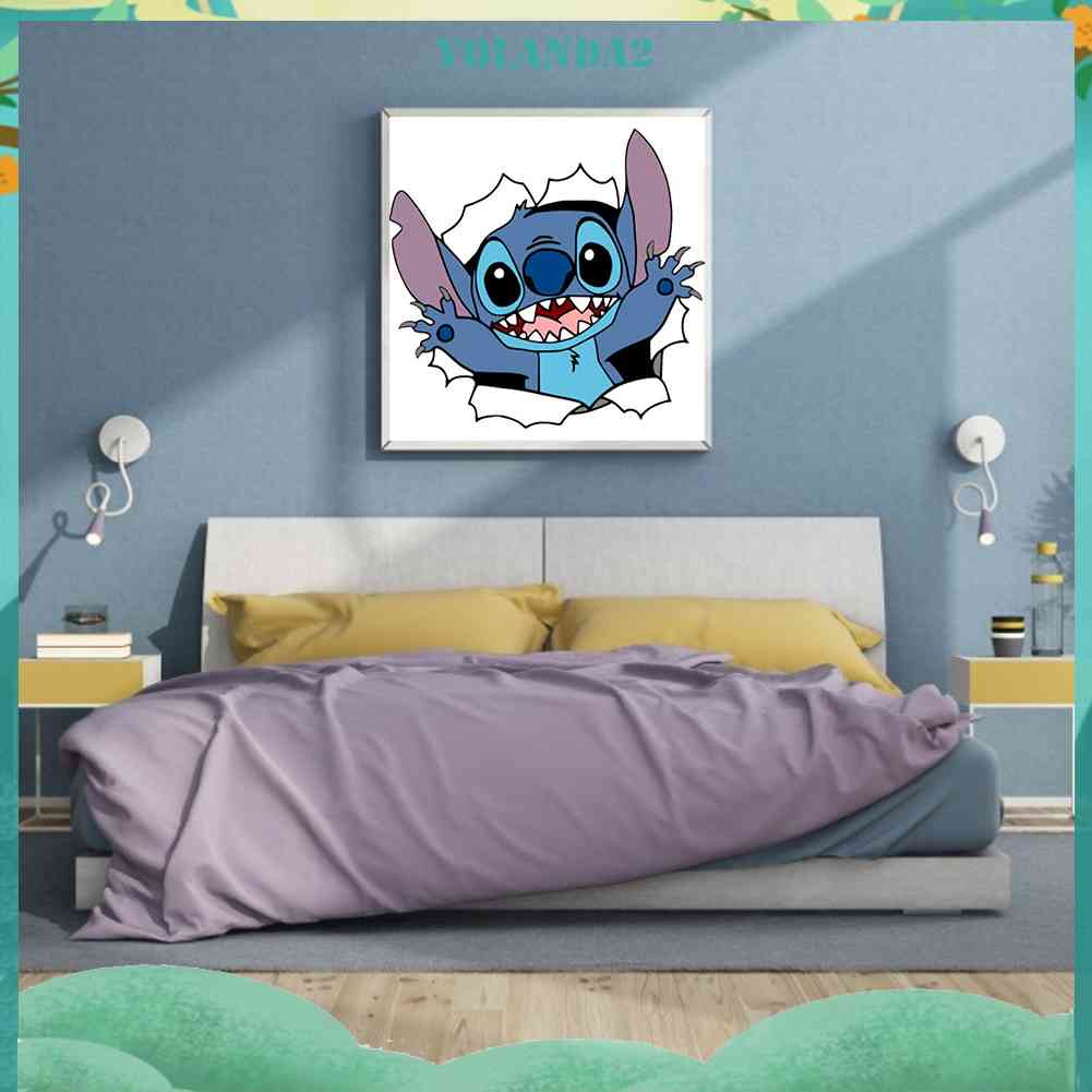 Bộ Tranh Đính Đá 5D Họa Tiết Hoạt Hình Độc Đáo DIY Dùng Trang Trí Nhà Cửa