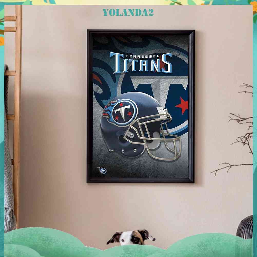 Tranh Đính Đá Kim Cương Toàn Bộ 5D DIY Hình Tennessee Titans