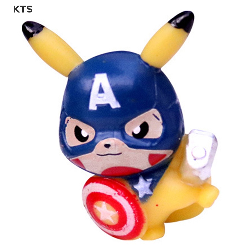 Set 6 Mô Hình Nhân Vật Phim Hoạt Hình Pokemon