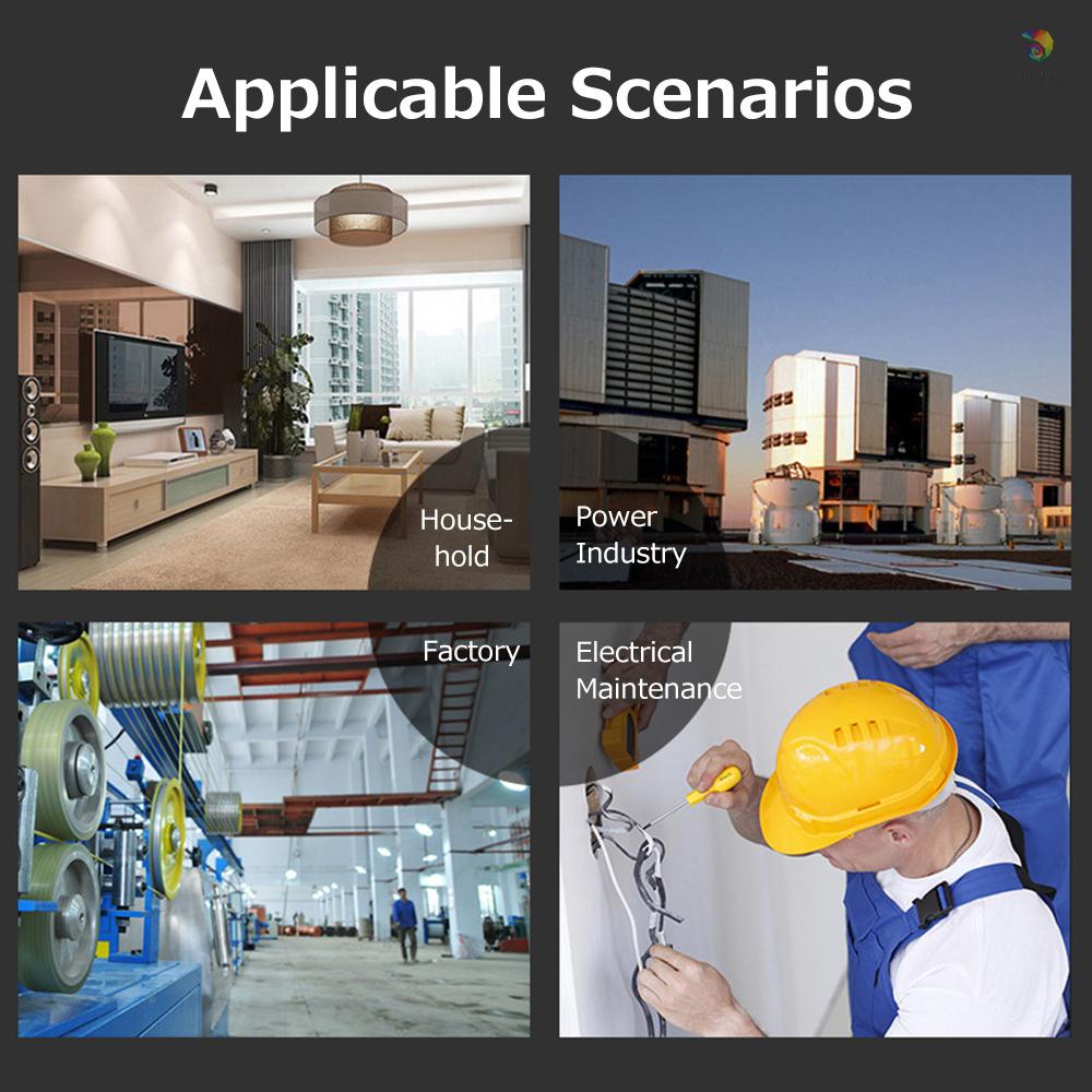 Bút Thử Điện Kỹ Thuật Số Không Tiếp Xúc AC 12V-1000V NCV Với Đèn Pin Tiện Dụng