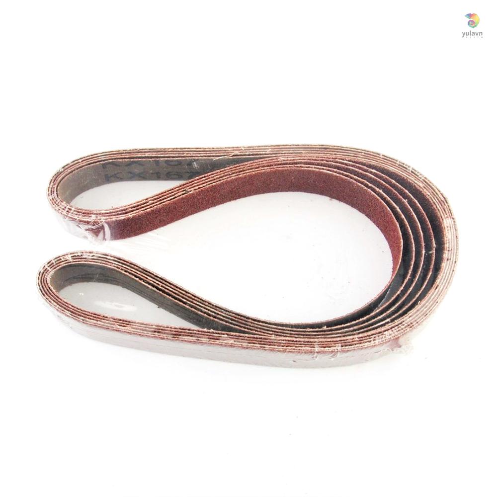 Set 10 Dây Đai Chà Nhám 30x330mm 240 Grit Dành Cho Máy Đánh Bóng
