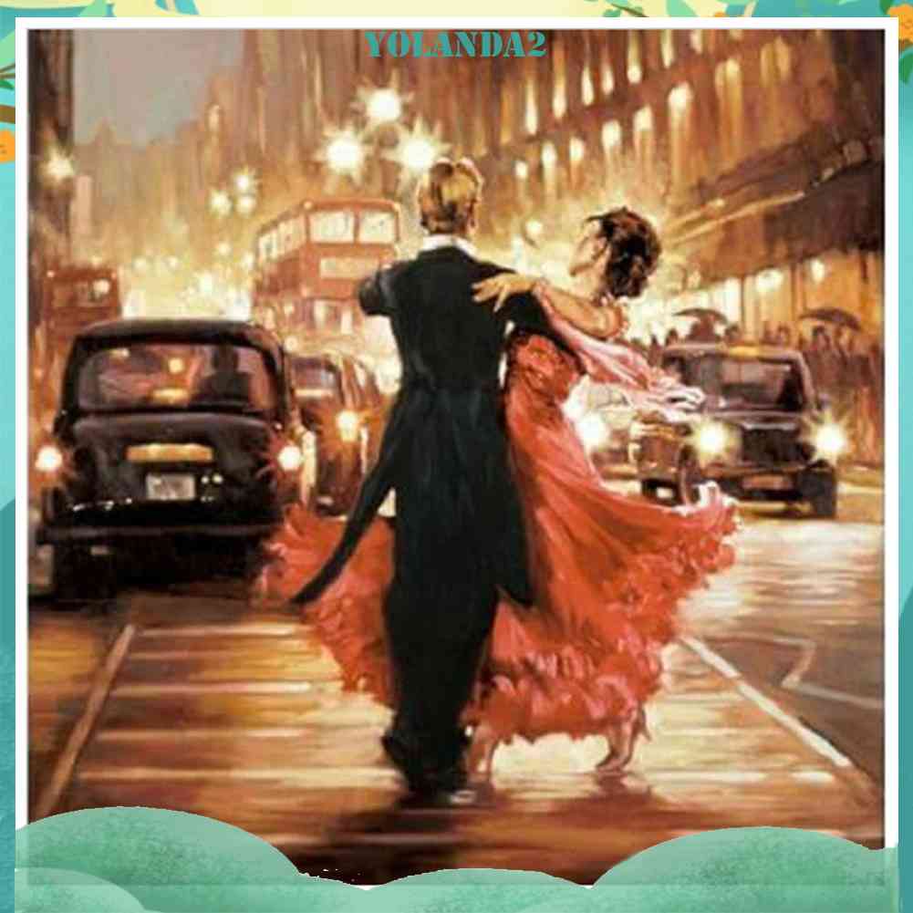 Tranh Đính Đá Kim Cương Toàn Bộ 5D DIY Hình Vẽ Đôi Tình Nhân