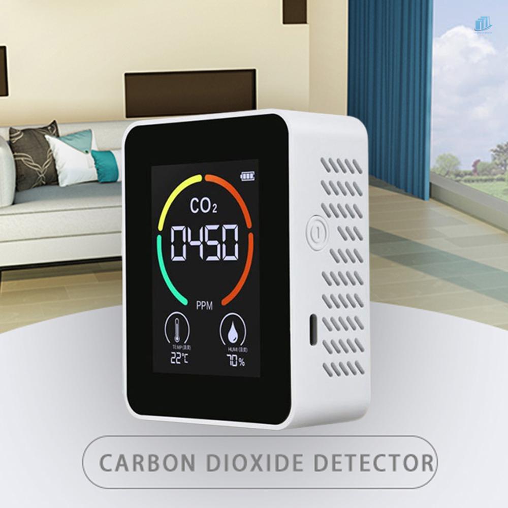 Thiết Bị Đo Nồng Độ Ẩm Không Khí CO2 smartwatchinone CO2 Có Màn Hình LCD