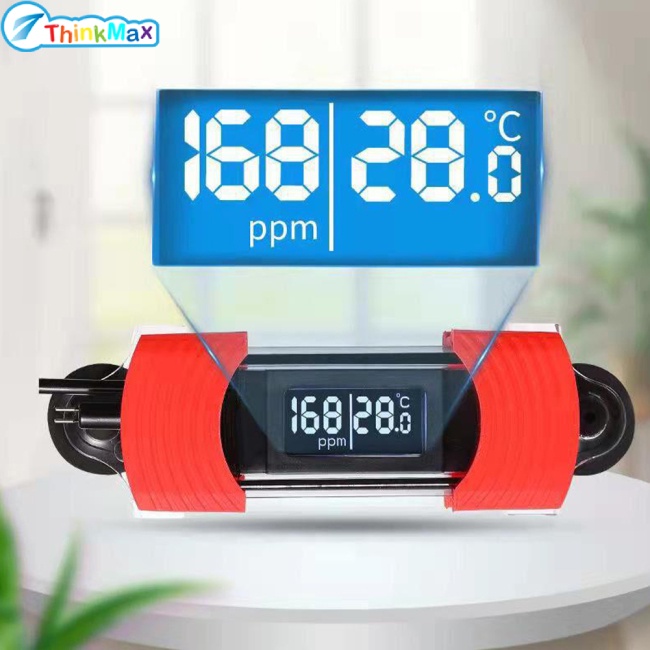 Nhiệt kế THINKMAX TDS đo nhiệt độ nước bể cá có màn hình hiển thị