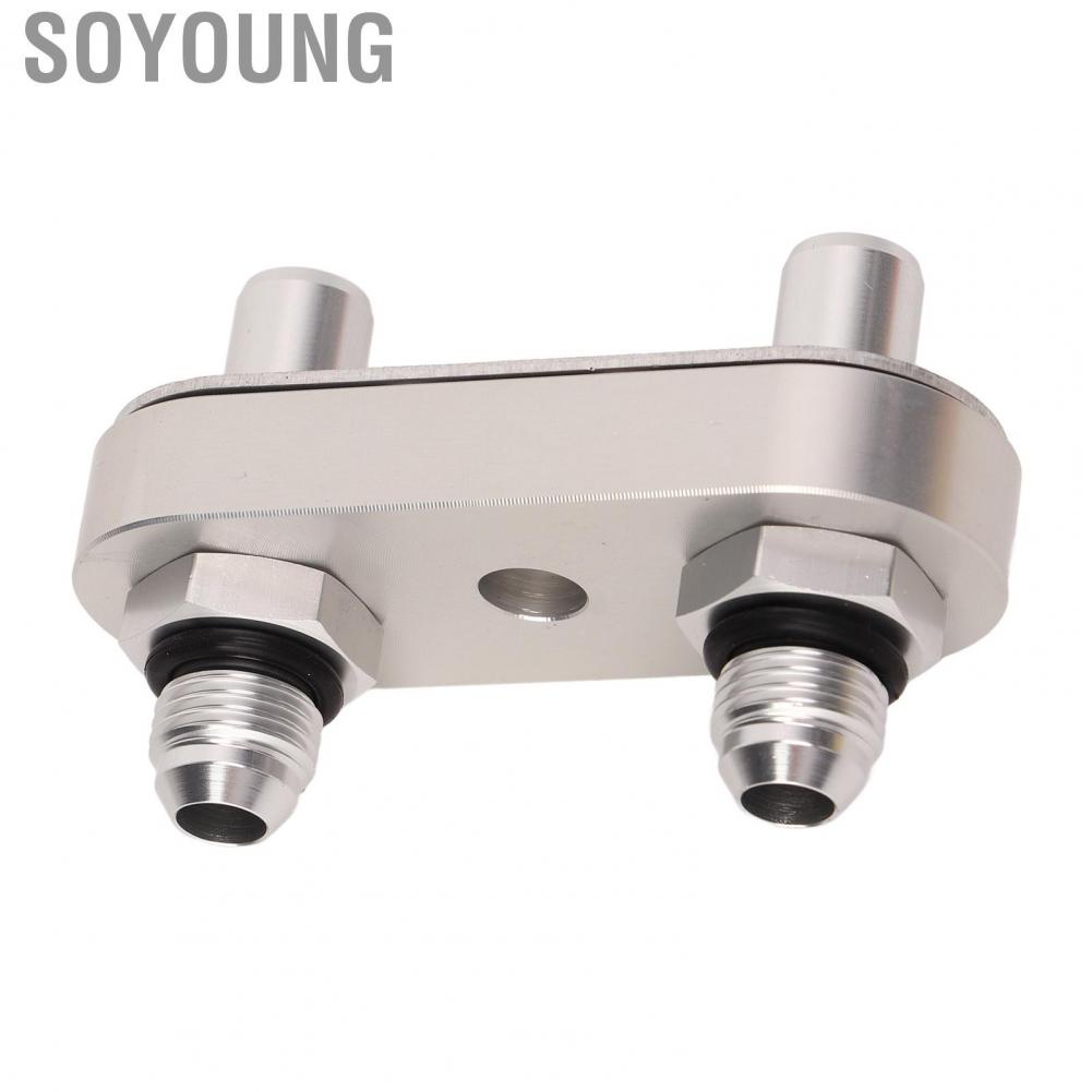Soyoung 551121 8AN  Auto Transmissions Parts Wearproof Professional  Rust Transmission Cooler Line Adapter  with 8AN Fitting for 6L80E 6L90E 8L90E Trans