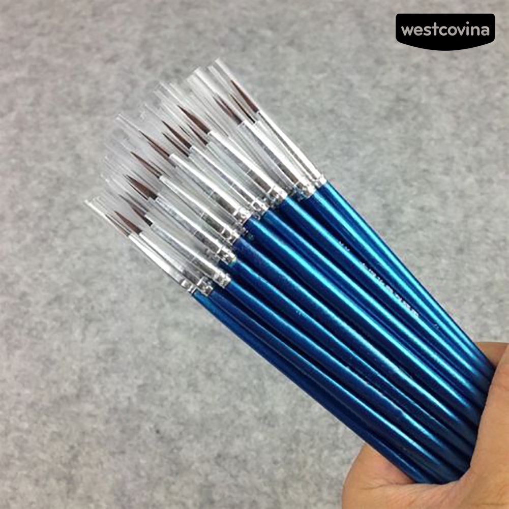 [COD]♪Set 10 Cọ Vẽ Màu Nước Chuyên Nghiệp