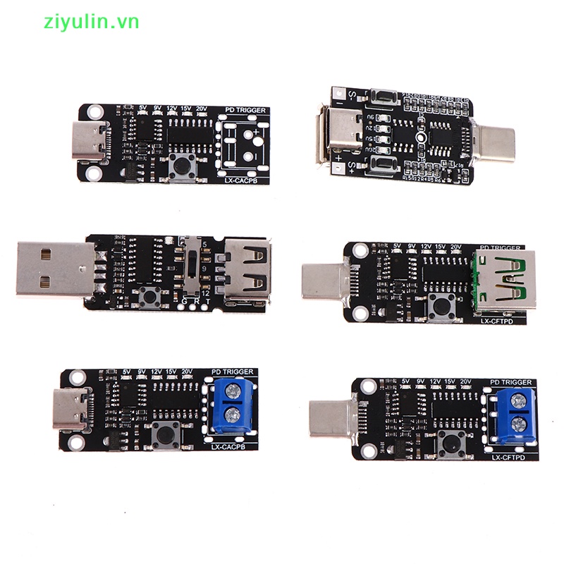 Bảng Mạch Kích Hoạt USB Loại C PD 9V 12V 15V PD 2.0 3.0