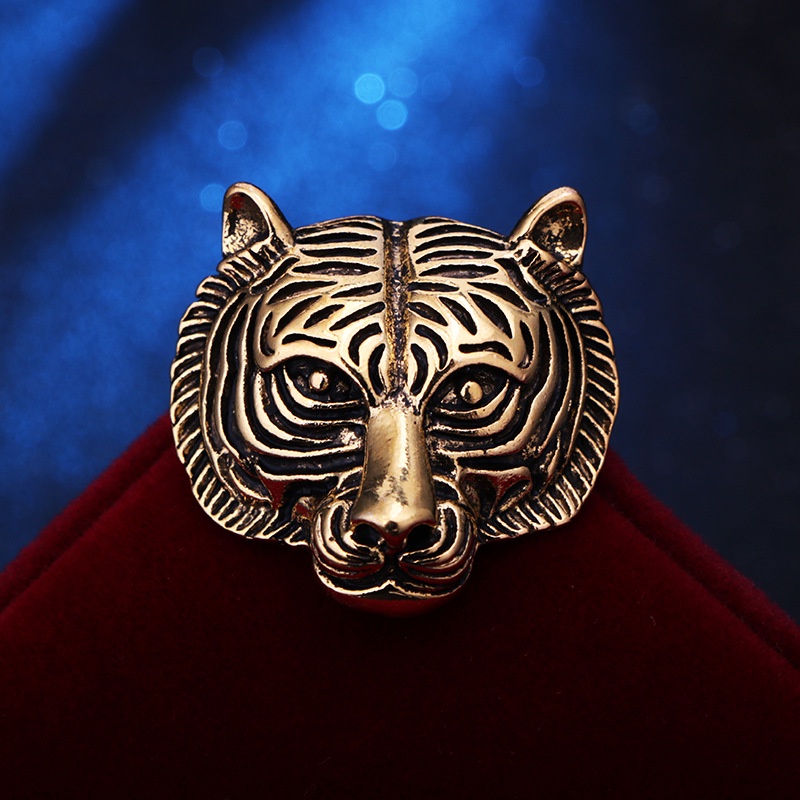 Ghim Cài Áo Kim Loại Hình Con Hổ Thời Trang Cho Nam