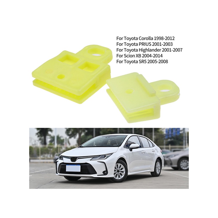 Set 2 Kẹp Kênh Kính Và Nguồn Cho Toyota Corolla