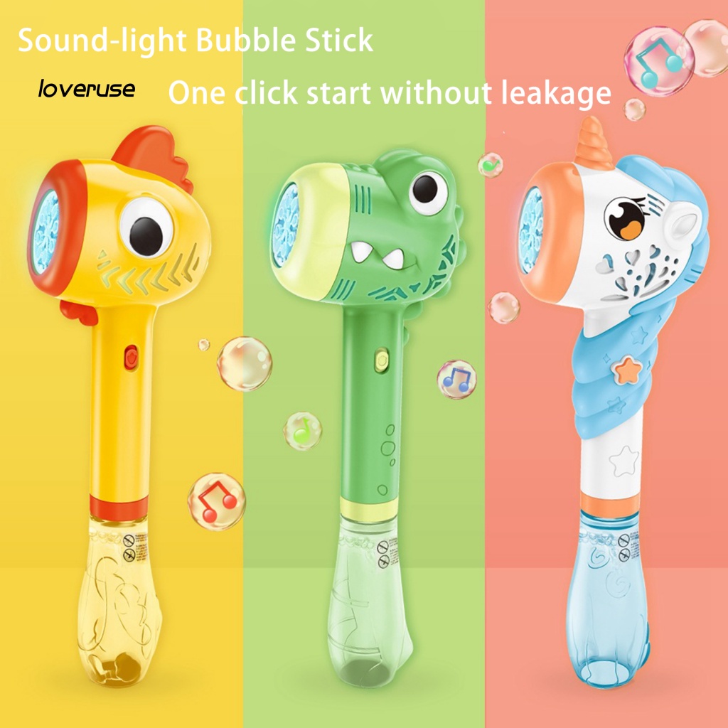 / Lo / LO / Đồ Chơi Máy Thổi Bong Bóng Hình Cá Sấu / Gà Có Đèn Nhiều Màu