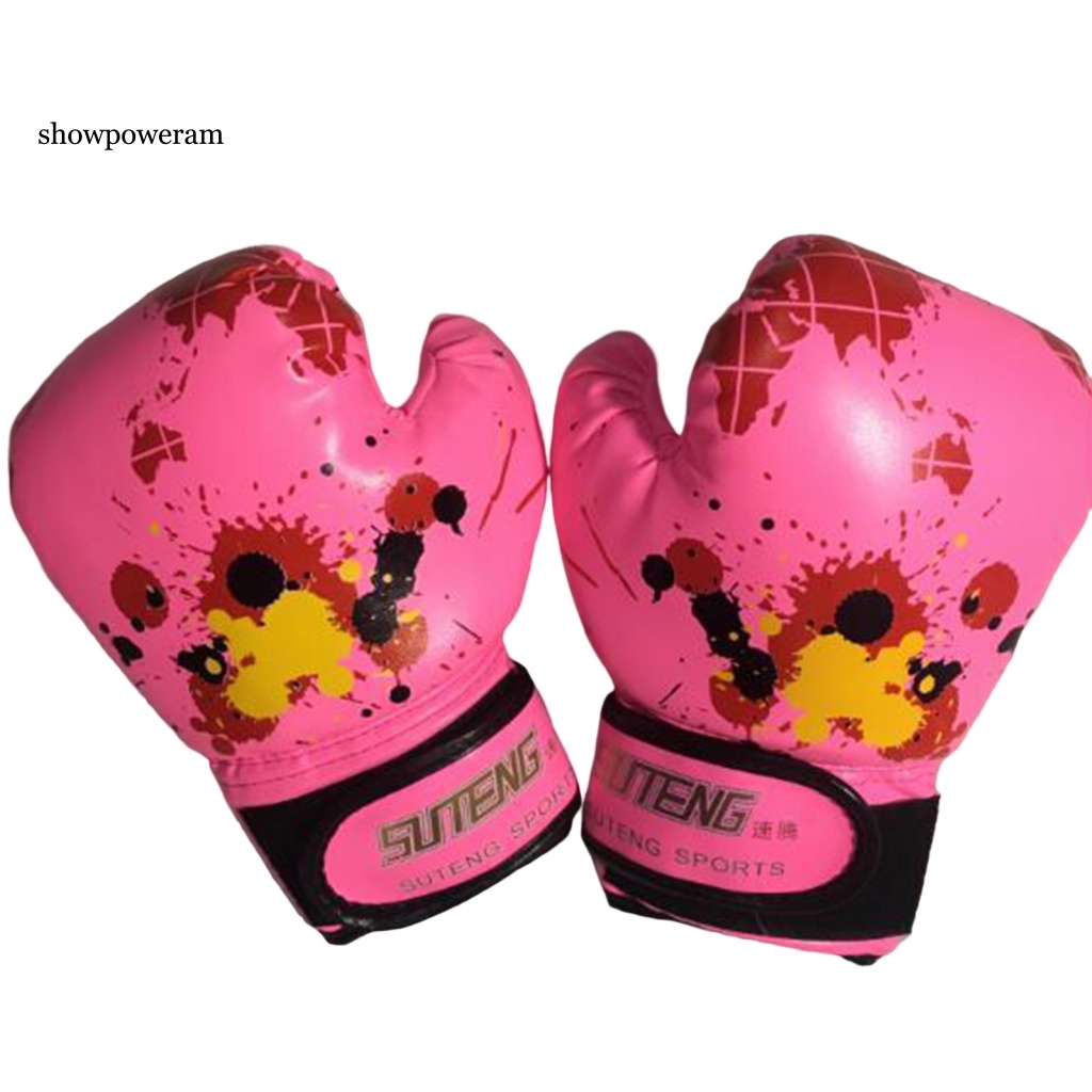 1 Cặp Găng Tay Thoáng Khí Dùng Luyện Tập Muay Thái / Quyền Anh An Toàn