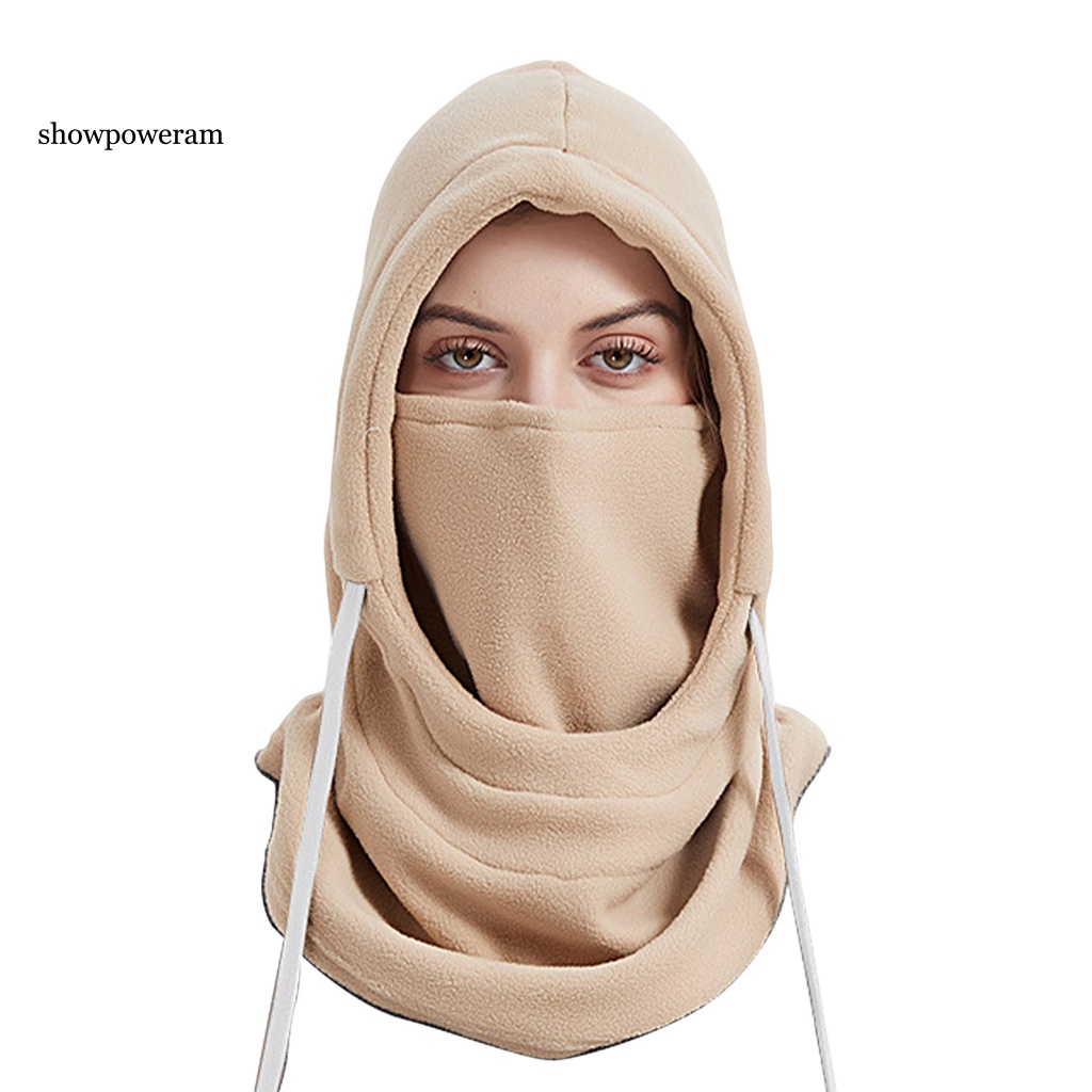 Mũ Giữ Nhiệt Che Phủ Mặt Chống Lạnh Bằng Vải Lông Cho Hoạt Động Ngoài Trời