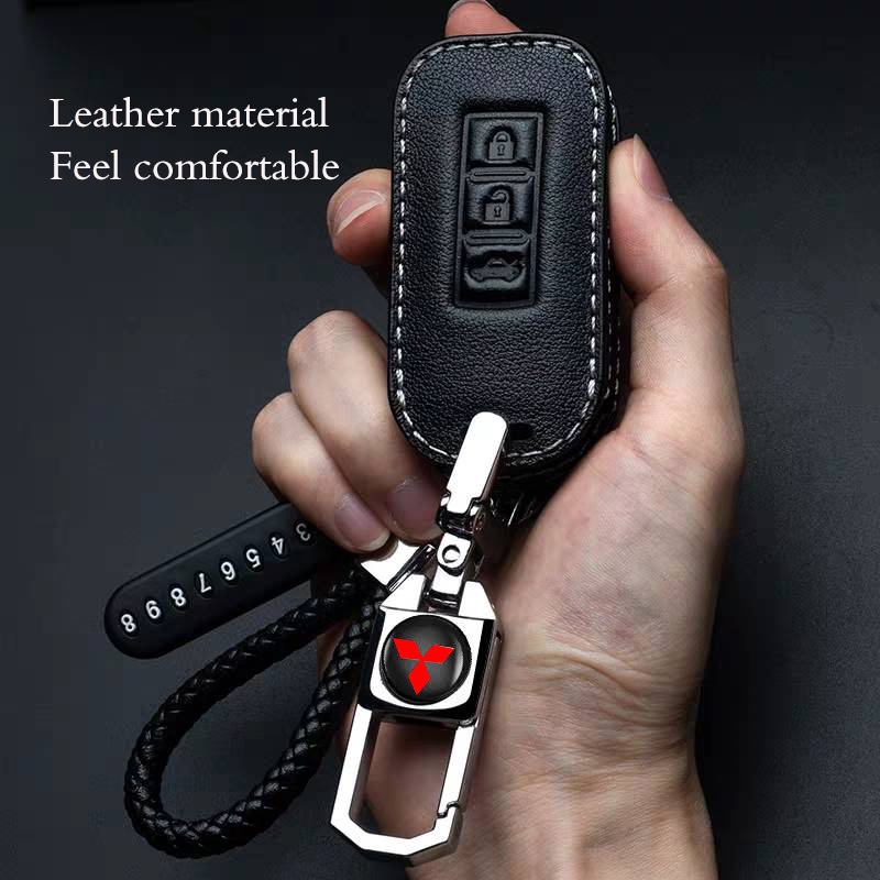 Vỏ Da Bảo Vệ Chìa Khóa Điều Khiển Từ Xa Cho Mitsubishi Xpander Montero Mirage G4 Strada Giá Đ