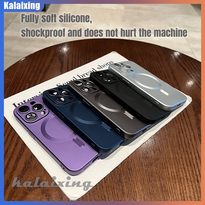 Ốp Điện Thoại Silicon Mềm Có Nắp Đậy Bảo Vệ Ống Kính Máy Ảnh Cho iPhone 14 13 Pro 14 13 Pro Max