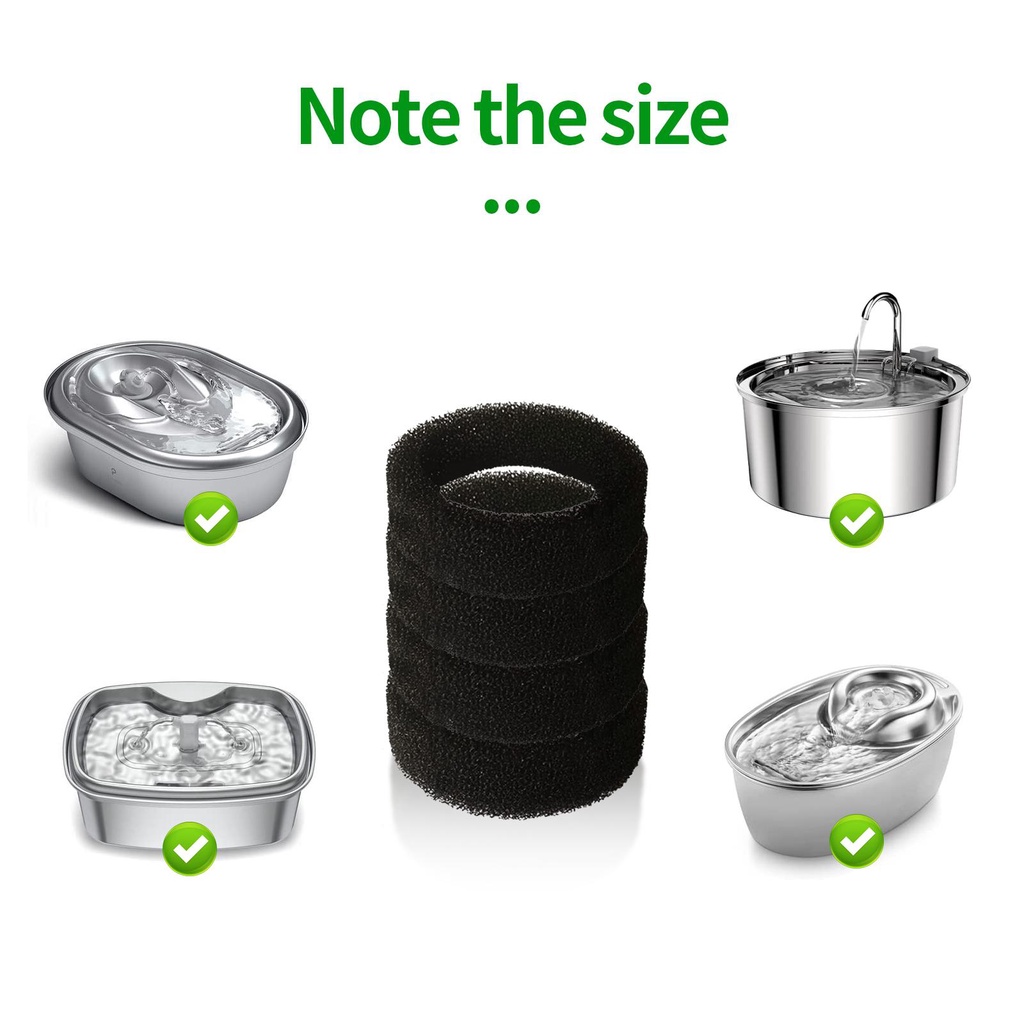 Bộ 16 Tấm Lọc Nước Thay Thế Chuyên Nghiệp Cho Máy Uống Thú Cưng