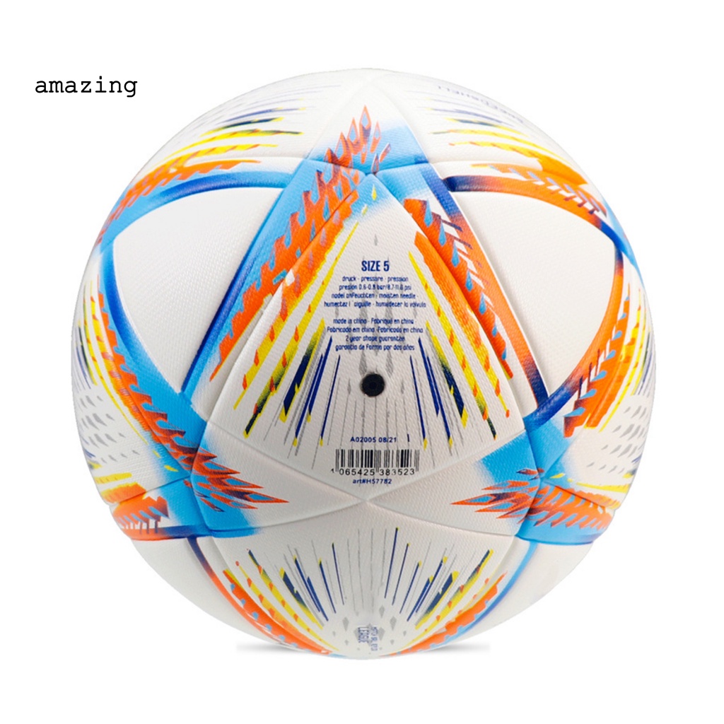 Quả Bóng Đá Thể Thao Mềm Mại Chống Thấm Nước In Họa Tiết Size 5