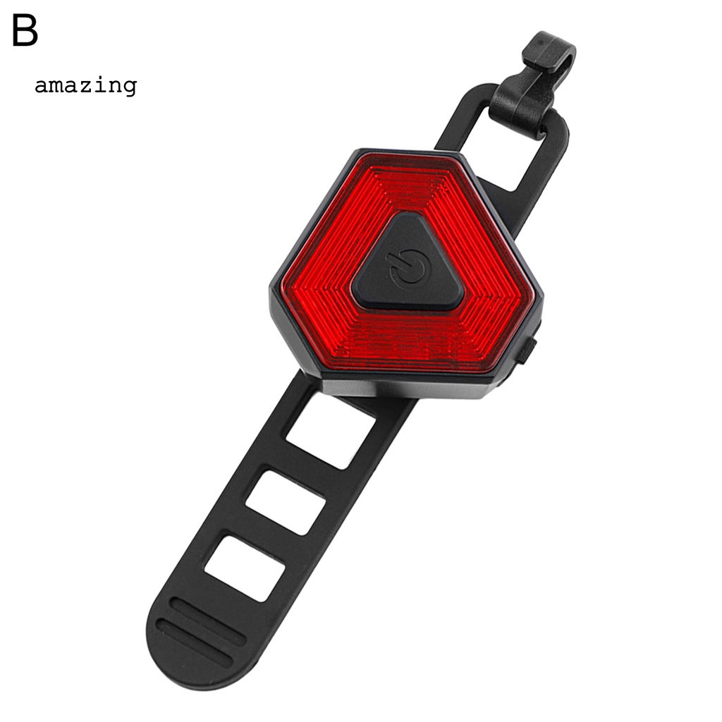 Đèn Cảnh Báo Thông Minh Chống Rơi Vỡ Có 6 Chế Độ Chiếu Sáng Dành Cho Xe Đạp Địa Hình