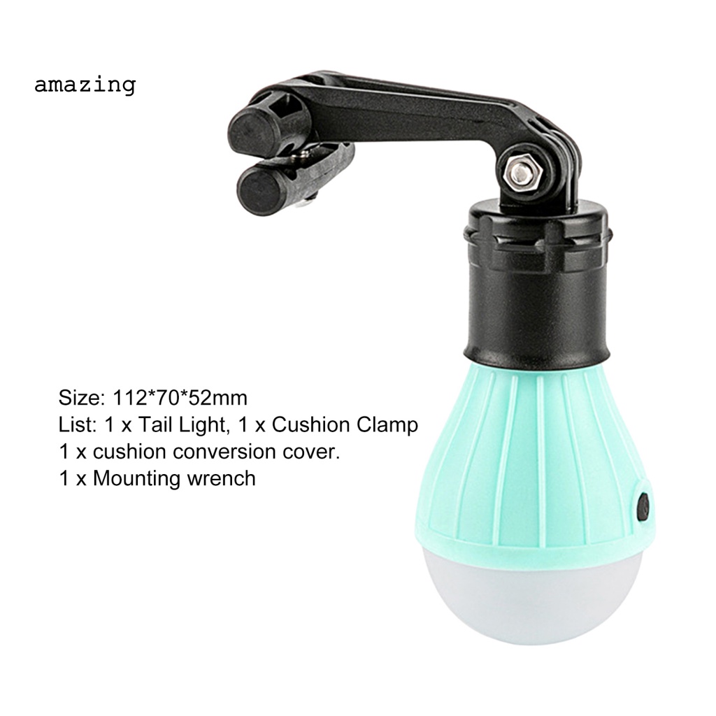 Đèn Hậu Cảnh Báo Độ Sáng Cao 3 Chế Độ Chống Mòn Cho Xe Đạp