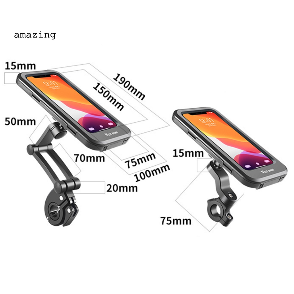 Giá Đỡ Điện Thoại Gắn Khung Xe Đạp Chống Sốc / Bụi Bẩn Tiện Dụng