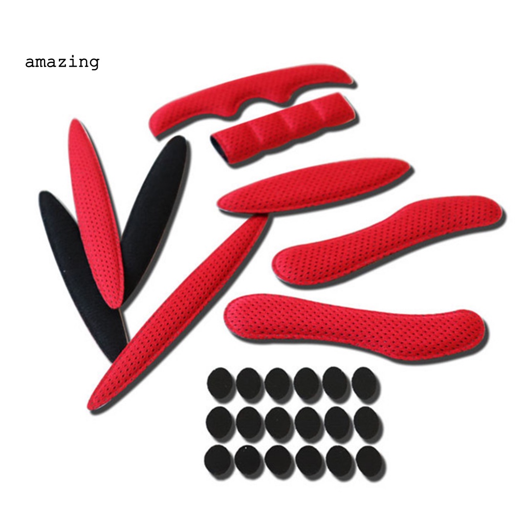 Set 27 Tấm Lưới Lót Mũ Bảo Hiểm Chống Va Chạm Thông Dụng Cho Xe Máy