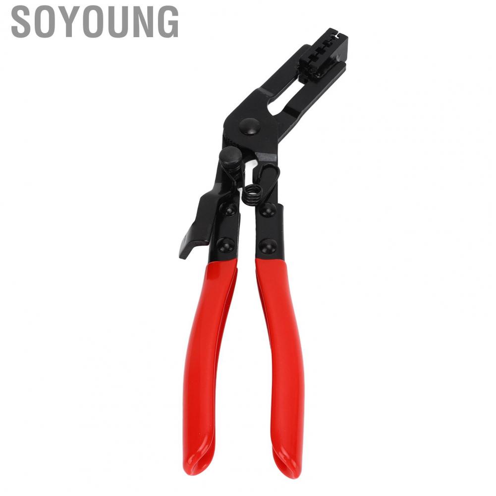 Soyoung Auto  Tool  35° Durable Hose Clamp Angled Plier PVC Handle  for Maintenance