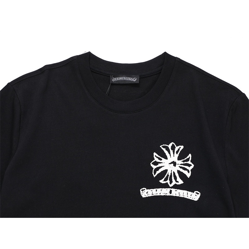 Áo Thun Tay Ngắn Cổ Tròn In Chữ Ch-rom88 Thời Trang Cho Cả Nam Và Nữ