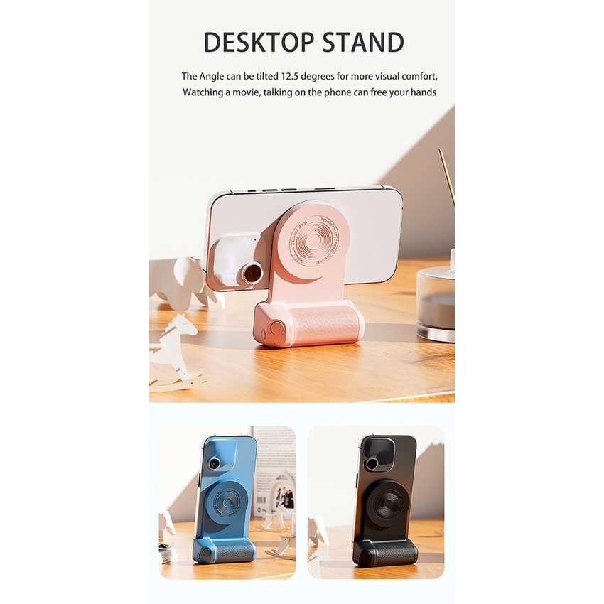 Sạc Dự Phòng Không Dây 3300mAh Có Nam Châm Hít Cho Điện Thoại Android / i-Phone