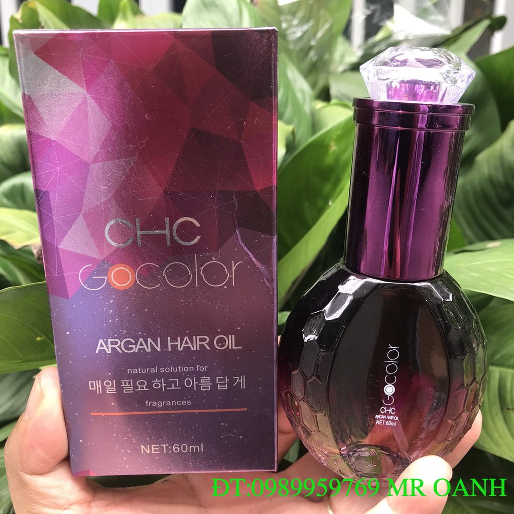 Tinh dầu dưỡng tóc CHC GOCOLOR Argan Hair Oil 60ml ( Korea )