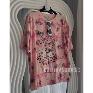 ÁO ĐÔI MẸ CON HÌNH THỎ HỒNG