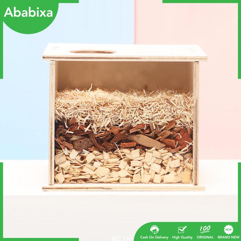 Bồn Tắm Cho Chuột Hamster [Ababixa] Hộp Đựng Cát Bằng Acrylic Trong Suốt