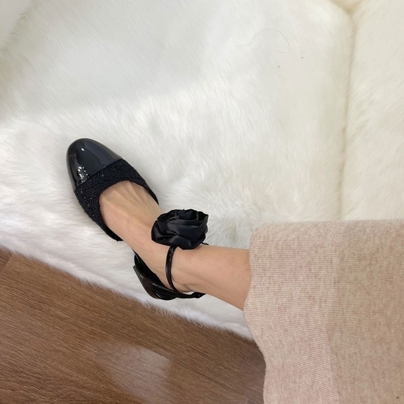 Giày nữ thời trang 4cm đế dày 2023 mẫu hoa mới thoải mái đế mềm chống trượt chống mài mòn