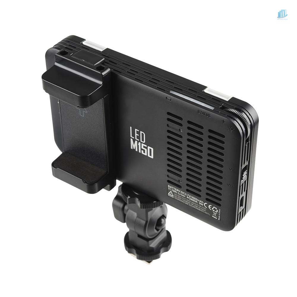 Đèn LED Godox LEDM150 Mini 5600K CRI 95 + Với Giá Đỡ Điện Thoại Điều Chỉnh Được Độ Rộng 5.5-8.5cm