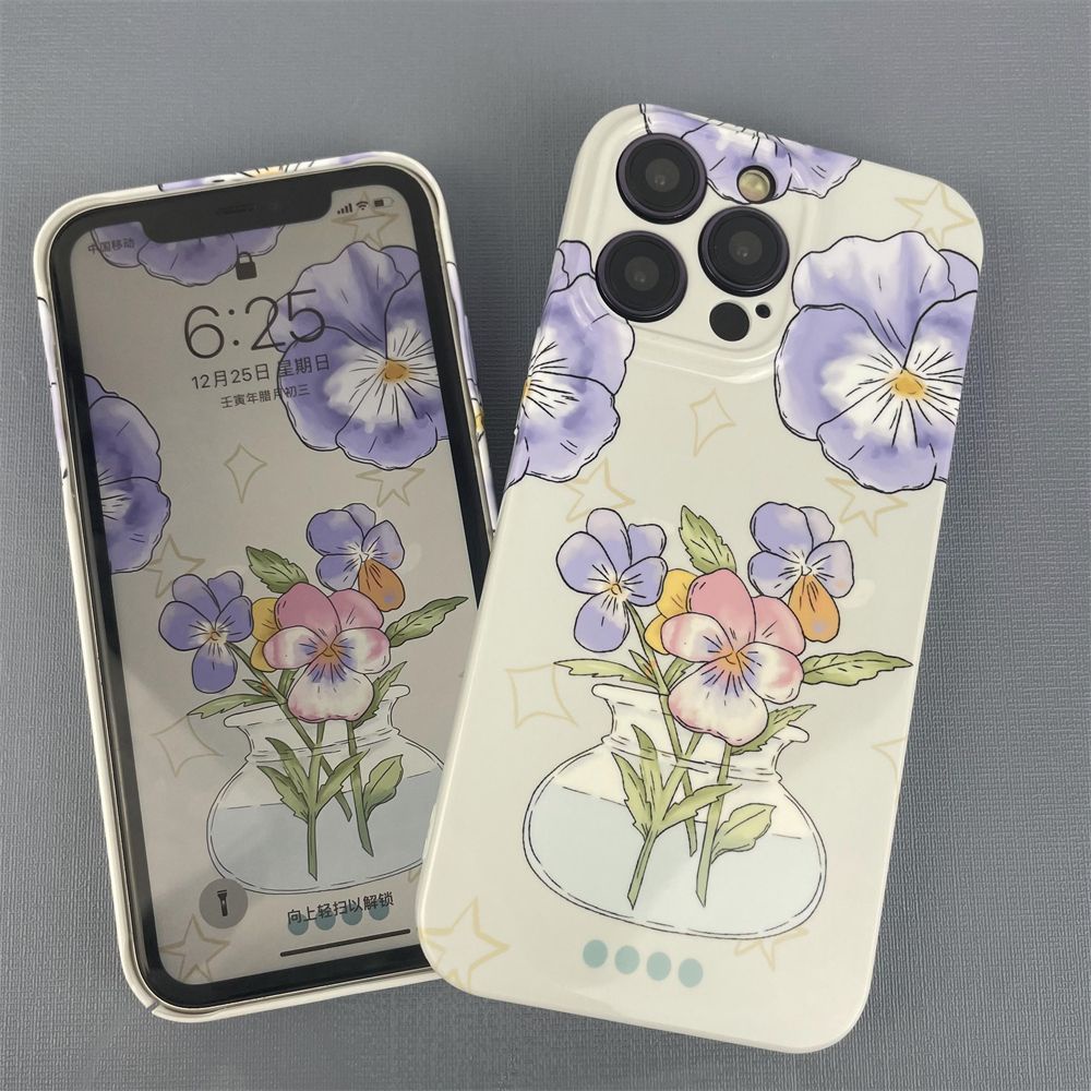 Ốp Điện Thoại / max 813plus Film 7 ATMP Lỗ Mảnh Sáng Bóng Bảo Vệ Toàn Diện Phong Cách Ins Ins Cho iPhone1114pro