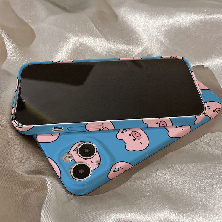 Ốp Điện Thoại Cứng Hình Heo Cho iphone14promax12p 13 Zhao Lusi 6T4C 11