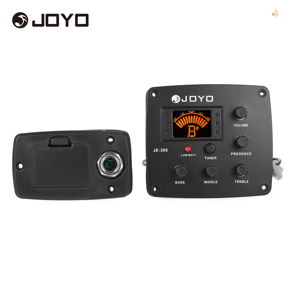 Hệ Thống Điều Chỉnh EQ JOYO JE-305 4 Băng Tần Với Màn Hình LCD Cho Đàn Guitar Acoustic