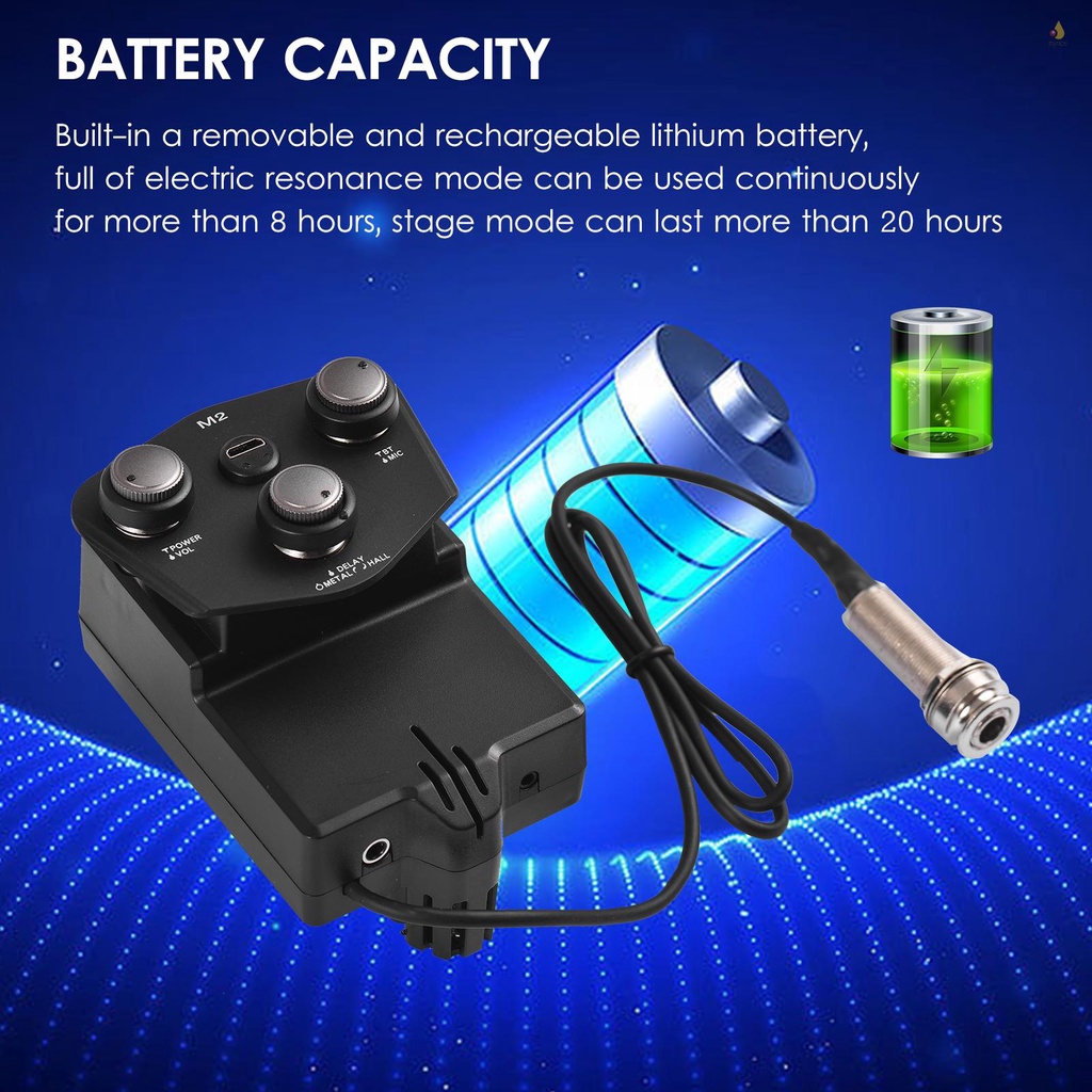 Bộ Dụng Cụ Nhận Âm Thanh mynice M2 Cho Guitar Cổ Điển 2200mAh Lithium BT DIY