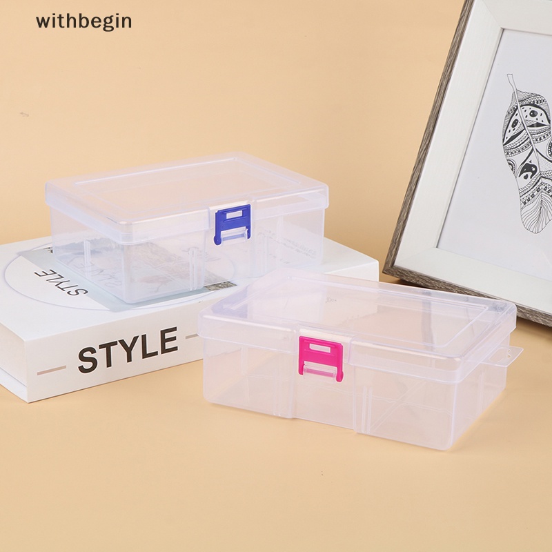Hộp Nhựa Trong Suốt Đựng Ốc Vít Dụng Cụ May Vá Tiện Dụng